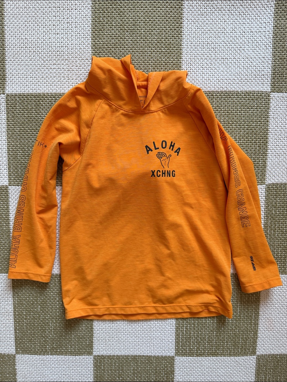 Kids' SPF 30 protection rash guard , Aloha Exchange sz 2T